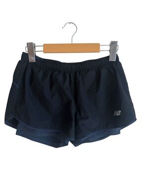 New Balance Black Athletic Running Shorts Lightweight Activewear Fitness Sporty
